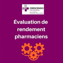 Évaluation de rendement pharmacien